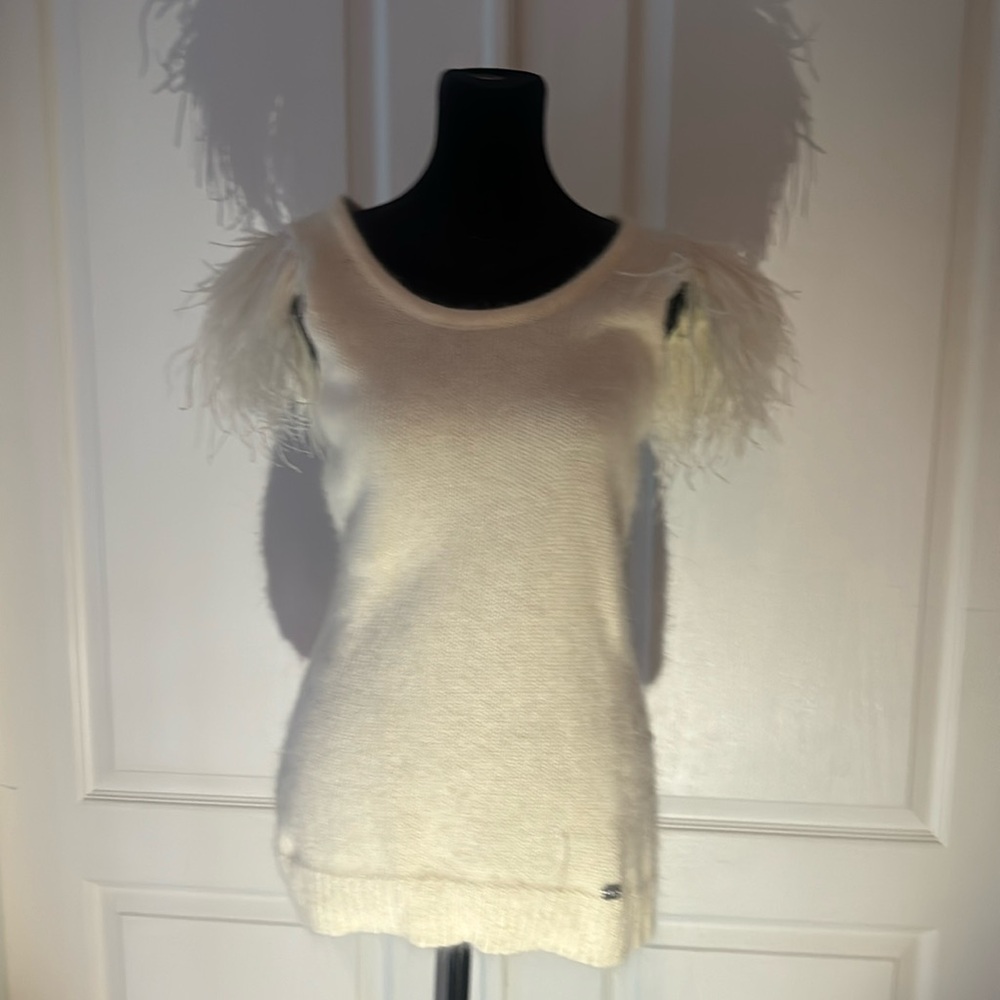 Off White Mohair Sweater